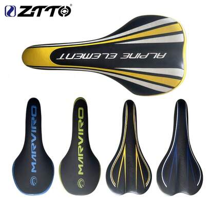 Bicycle Saddle, Comfortable Soft Gel Mountain Road Bike Seat, Unisex Fitness Bicycle Saddle