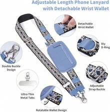 Women Wallet & Check Holder - Blue - View 4