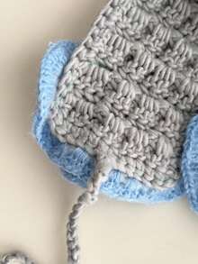 女士保暖抓绒耳罩，户外滑雪骑行系带耳罩，秋冬季针织耳罩 - 彩色 - 查看 8