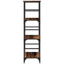 Libreria vidaXL in legno antico 50x33x117,5 cm, legno composito - Cammello - Visualizzare 5