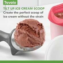 Tovolo Cuchara inclinable (Blanca) - Gadget de Cocina y Herramienta para golosinas congeladas, Helados, sorbetes, gelatina/Utensilios de Regalo y 1 EA(Blanco) - Multicolor - Ver 3