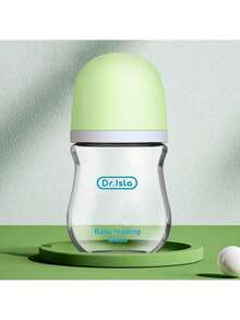 1pc 90ml/160ml Glass Baby Bottle, Suitable For Newborn Feeding - Multicolor - View 11