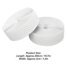 Keenso Cinta para Manillar de Bicicleta, Absorción del Sudor, Antideslizante, Absorción de Impactos para Ciclismo (Verde) - Blanco - Ver 7