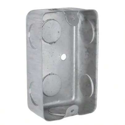 Caja Chalupa Rectangular 2" x 4" Económica | Ideal para Instalaciones Eléctricas | Modelo 8650 Adir