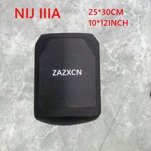 1PC PE Bulletproof Ballistic Panel Vest 10"X12" 11"X14" NIJ IIIA GA3 Stand Alone Body Armor Plate Lightweight Bullet Proof Shield - Black - View 7