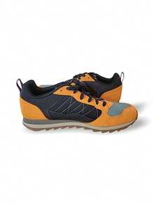 Merrell Giày thể thao nam Alpine phong cách cổ điển thoải mái nhẹ đệm thoáng khí chống trượt bền da nylon dễ phối đồ tập thể dục hàng ngày du lịch màu cam đen J003271 - Nhiệt tình - Xem 6