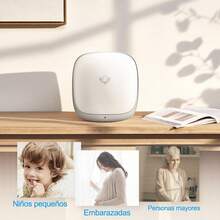 Timbre Inalámbrico para Entrada con Luz y Sonido Colores LED 4 Niveles de Volumen 36 melodías Resistente al Agua y Polvo Alcance 200M 1 Transmisor 1 Receptor (Blanco) - 1 - Ver 6