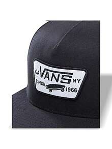 Full Patch Snapback Unisex Baseball Cap Decoration Versatile Daily School Black VN000QPU9RJ1 - Black - View 5