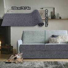 1片自粘猫抓垫，适用于墙面、地毯、沙发和家具保护，可搭配猫抓柱使用，自粘猫抓垫地毯沙发家具保护垫，宠物抓挠玩具，猫抓训练器，自粘猫抓板 - 1件-淺灰色30x100cm - 查看 14