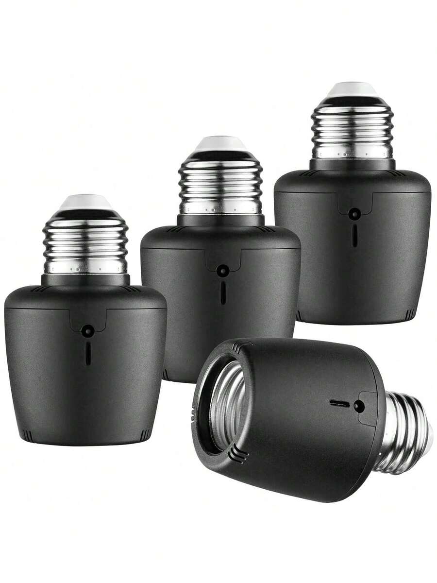 EstiloTendenciaSURAIELEC - Enchufe Con Sensor De Luz, Sensor De Atardecer A Amanecer, Adaptador De Enchufe De Foco E26 E27, Enchufe AutomáTico De FotocéLula Para IluminacióN Exterior, Luz De Porche, LáMparas DeCalidad PremiumVersióN Mejorada - 1 - Ver 1