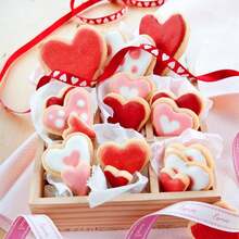 10 piezas Juego de cortadores de galletas con forma de corazón de acero inoxidable, adecuado para hornear en la cocina, fondant, hacer galletas, bodas, Día de San Valentín, fiestas de aniversario - Plateado - Ver 5