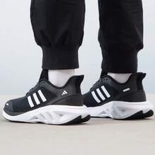 Adidas Unisex Running Shoes, New Mesh Breathable Casual Sports Sneakers - Black - View 4