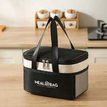 1/3PCS Portable Lunch Bag Food Insulated Box Waterproof Shoulder Strap Insulated Box, Hand-Held Lunch Box Bag, Fresh Aluminum,Insulated Lunch Bag With Thermal Bento Compartment, Portable Food Storage Container For Women Men, Aluminum Lunch Box With Adjustable Shoulder Strap, Handheld Meal Prep Pouch For Office Picnic (Keep Food Fresh 6H) - Multicolor - View 24
