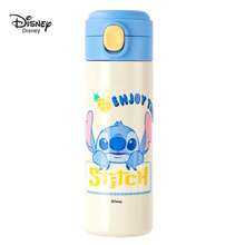 Disney 卡通保温杯 学生便携式翻盖杯 疯狂动物城 学校专用 直接饮用 不锈钢 - 彩色 - 查看 8