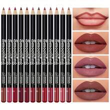 48 Pieces/Set Of Brown Cream Matte Lip Liner Set, High-Quality Inner Material, High Coloring And Long-Lasting, Perfect Lip Shape, Daily Lip Contouring, Perfect Gift For Christmas, Can Be Stuffed In Christmas Socks, Makeup, Small Surprise - 48 màu - Xem 2