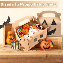 YQQ 30 Pack Cajas de Cartón Kraft para Lonche con Asa Cajas de Dulces para Fiesta 16x9x8.2 cm Fondo Resistente para Postres Galletas Snacks Ideal para Picnics Bodas Cumpleaños y Eventos5735 - Marrón30 - Ver 5