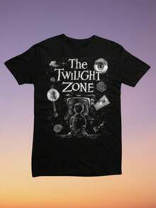 Camiseta con póster de The Twilight Zone - Negro - Ver 2