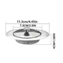 2pcs 304 Stainless Steel Kitchen Sink Filter - Durable Anti-Rust Design, Easy-To-Clean Drainage Filter, Suitable For Odor Removal And Drainage Protection Of Sinks, Floors And Vegetable Basins.Home And Living New In,Kitchen Essentials,Gadgets,Kitchen Accessories. - Silver - View 12