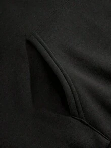 Women'S Casual Pullover Hooded Sweatshirt With Bears Chicago Logo Print With Glitter Effect |   Long Sleeve, Hooded, Regular Fit, With Kangaroo Pocket, Streetwear For Winter Fall, As Gifts PLUS SIZE2026 - 黑色 - 查看 6