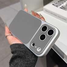 适用于 17 Pro Max/16 Pro Max/15 Pro Max/14 Pro Max/13 Pro Max，手机壳采用大窗口设计，简约风格，适合日常通勤，防摔，精准开孔确保信号畅通，防指纹。 - 灰色 - 查看 3