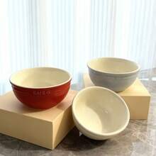 2-5件套法式陶瓷饭碗、甜点碗、烘焙碗餐具套装，高品质莫兰迪色，2020-2025年新款设计