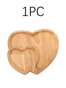 1个心形木碗，男女皆宜，是情人节、节日或复活节家居装饰的完美之选。心形装饰碗，是开学季和情人节家居装饰的必备单品。