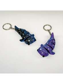 3D Printed Shark Keychain - Realistic Shark Design With Keyring, Lightweight Whale Shark Bag Charm Key Ring, Suitable For Everyday Use, Halloween, Christmas Gifts, Ocean Whale Shark Decorative Accessory, Backpack, Phone, Car Hanging Decoration, Shark Ornament - Multicolor - View 7