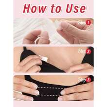 36pc Anti-Peek Breast Tape, Women's Fashion Sticky Tape, Anti-Slip Clothing Tape, Dress Strap Grips, Double-Sided Wardrobe Tape, Back-To-School Essentials, And Party Outfit Rescue Kits – All Designed To Prevent Wardrobe Malfunctions And Keep Your Outfits Securely In Place - Gói 36 miếng màu trắng - Xem 11