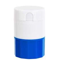 四合一多功能药片研磨器、切片器、研磨器及收纳盒套装 - 便携式迷你药盒，可将药片切成两半，研磨粉末，适用于宠物、家庭及商务旅行，是圣诞节、万圣节、感恩节及所有季节的理想之选。 - 彩色 - 查看 6