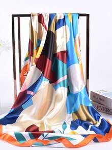 1 件佩斯利印花休闲围巾