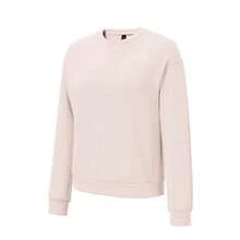 Adidas Women's Casual Sports Long Sleeve Pullover Top - Pink - View 1