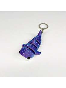 3D Printed Shark Keychain - Realistic Shark Design With Keyring, Lightweight Whale Shark Bag Charm Key Ring, Suitable For Everyday Use, Halloween, Christmas Gifts, Ocean Whale Shark Decorative Accessory, Backpack, Phone, Car Hanging Decoration, Shark Ornament - Multicolor - View 9