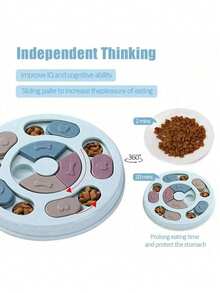 狗狗益智玩具，狗狗食物益智玩具，用于智力训练和大脑发育，狗狗零食益智玩具，狗狗益智玩具，互动狗狗游戏，宠物益智玩具，幼犬大脑刺激喂食器，狗狗零食益智喂食器，适合小型、中型和大型犬的大脑训练 - 彩色 - 查看 3