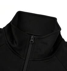 Adidas 2 piezas Conjunto de chándal de punto para hombre, chaqueta de cuello alto y pantalón de chándal - Blanco y Negro - Ver 9