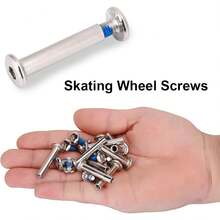 Tornillos para Ruedas de Patinaje, 10 Piezas 31 Mm 36 Mm Hierro Duradero Patines en Línea Tornillos para Patines en Línea Tornillos para Patines Tornillos para Patines (Longitud interior 36 mm) - 1 - Ver 4