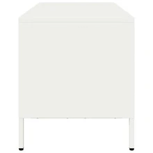 Mobile porta TV vidaXL, bianco, 68x39x43,5 cm, acciaio laminato a freddo - Cammello - Visualizzare 6