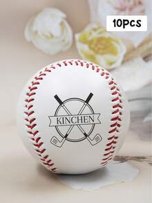 Custom Baseball With Name, Personalized Baseball Gifts, Customized Text Baseballs, Customizable Christmas Gifts, Team Balls, Keep Sakes, Best Gift For Boyfriend Or Brother, Birthday Gifts, Baseball Fans, Fashion, Casual, Cartoon Pattern, Vacation/School/Competition, Father, Family, Business, Mother - Style a - View 15