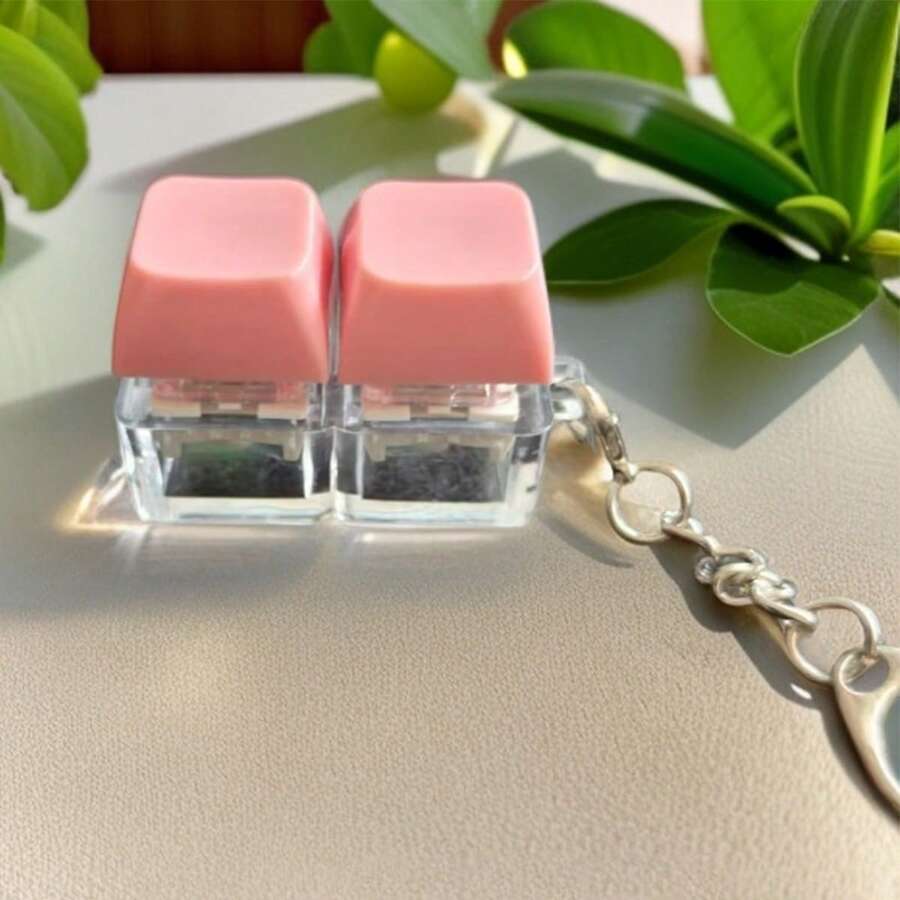Đồ chơi giảm căng thẳng hình phím bàn phím, thích hợp cho người lớn - Đồ chơi để bàn với nút bấm nhạy cảm, món quà độc đáo. - Nhiều màu - Xem 1