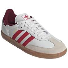 Adidas Samba OG White Better Scarlet Shadow Red Core-White Sneakers Men JI3201 - 彩色 - 查看 3