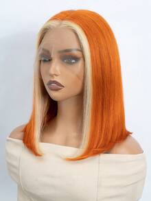 QVR QUEEN VIRGIN REMY QVR 高光泽波浪卷蕾丝前假发，真人发直发波浪卷蕾丝前假发，预先拔毛并带有婴儿发。 - 索蘭吉/613 - 查看 3