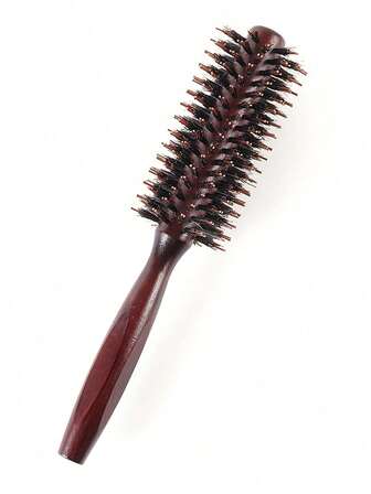 1个卷发梳，日常使用的滚筒梳