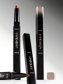 HANDAIYAN 2-In-1 Dual-Ended Lipstick & Lip Liner, Natural Long-Lasting Matte Finish, Great Gift For Singles Party, Christmas, Winter Camping, Portable Cosmetics - 03 - 查看 5