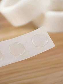 100/لفة نقاط لاصقة شفافة الجانب، نقاط لاصقة شفافة رقيقة جدًا قابلة للإزالة، مناسبة لل- DIY والزفاف وعيد الميلاد وديكور الحفلات، مناسبة للحفلات والتجمعات وديكور أماكن الأعياد والزينة بالبالونات في عيد الميلاد والأعمال اليدوية الفنية ولوازم الحفلات وديكور المنزل والهدايا وموسم العودة إلى المدرسة وعيد الحب