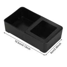 2-In-1 Anti-Escape Food & Water Feeder, Spider Lizard Insect Reptile Breeding Supplies, Plastic Reptile Feeding Bowl, Dual Compartment Structure - Feeding Bowl - View 2