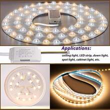 controlador LED de 25 a 36 W para panel de módulo de luz de techo tipo tira y spot multicolor, adaptador de fuente de alimentación LED de repuesto, transformador de inicio, entrada AC85-265 V salida - 1 - Ver 7