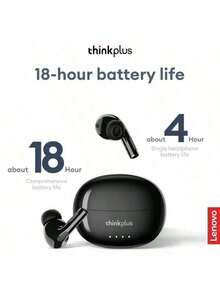 Lenovo Thinkplus LP5 PRO Wireless Bluetooth 5.4 Earphones TWS HiFi Sound Gaming Earbuds LP5Pro Sport Headset Long Standby With Mic - Rock White - View 6