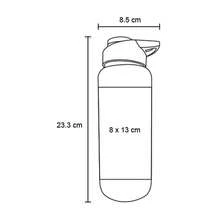 PromoClick Paquete de 10 Cilindros de plástico de 1000 ML.Con tapa enroscable, asa y boquilla que cierra a presión. - Rosa Pastel - Ver 4