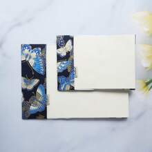 1Pc A5/A6 Black Background Butterfly Pattern Laptop Cover, Planner Case Cover Protection Shell Magazine Cover Protection Office Stationery, Back To School - Single Piece - View 12