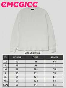 EMCGICC Manfinity Y2k Long Sleeve Shirts ,Art Punk Graphic T Shirt Cotton 250g,Fashionable Hip-Hop For Men - Long Sleeve T-Shirts, Art Punk Funny Vintage Shirts,Regular Fit, Street Style, Digital Print, Ideal Gift - 白色 - 查看 6