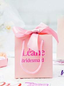 Customized Name Stickers, Suitable For Glass Cups, Gift Boxes Or Use; Personalized Vinyl Labels, Suitable For Bridesmaid Invitations, Office Valentine's Day Gifts, Father's Day Gifts; Can Also Be Used To Personalize Water Bottles, Mugs, Cups, Laptops, Etc.; Customized Label Decorations - Multicolor - View 7